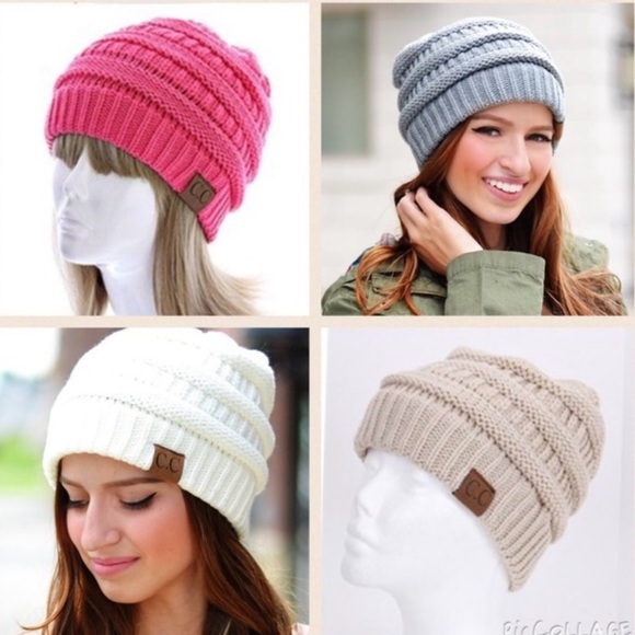 Crochet Boho Pom Beanie - Picture 3 of 4